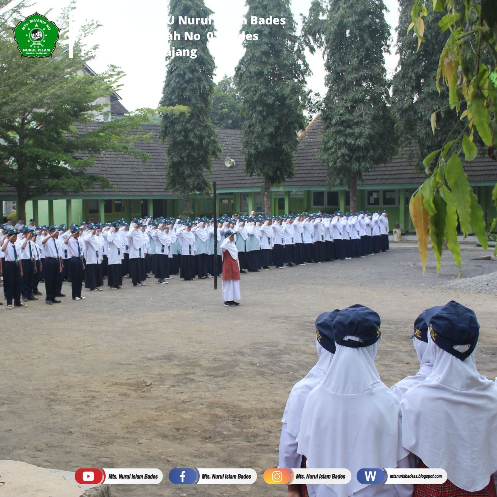 Usaha Tidak Akan Menghianati Hasil! Upacara Rutin Hari Senin.