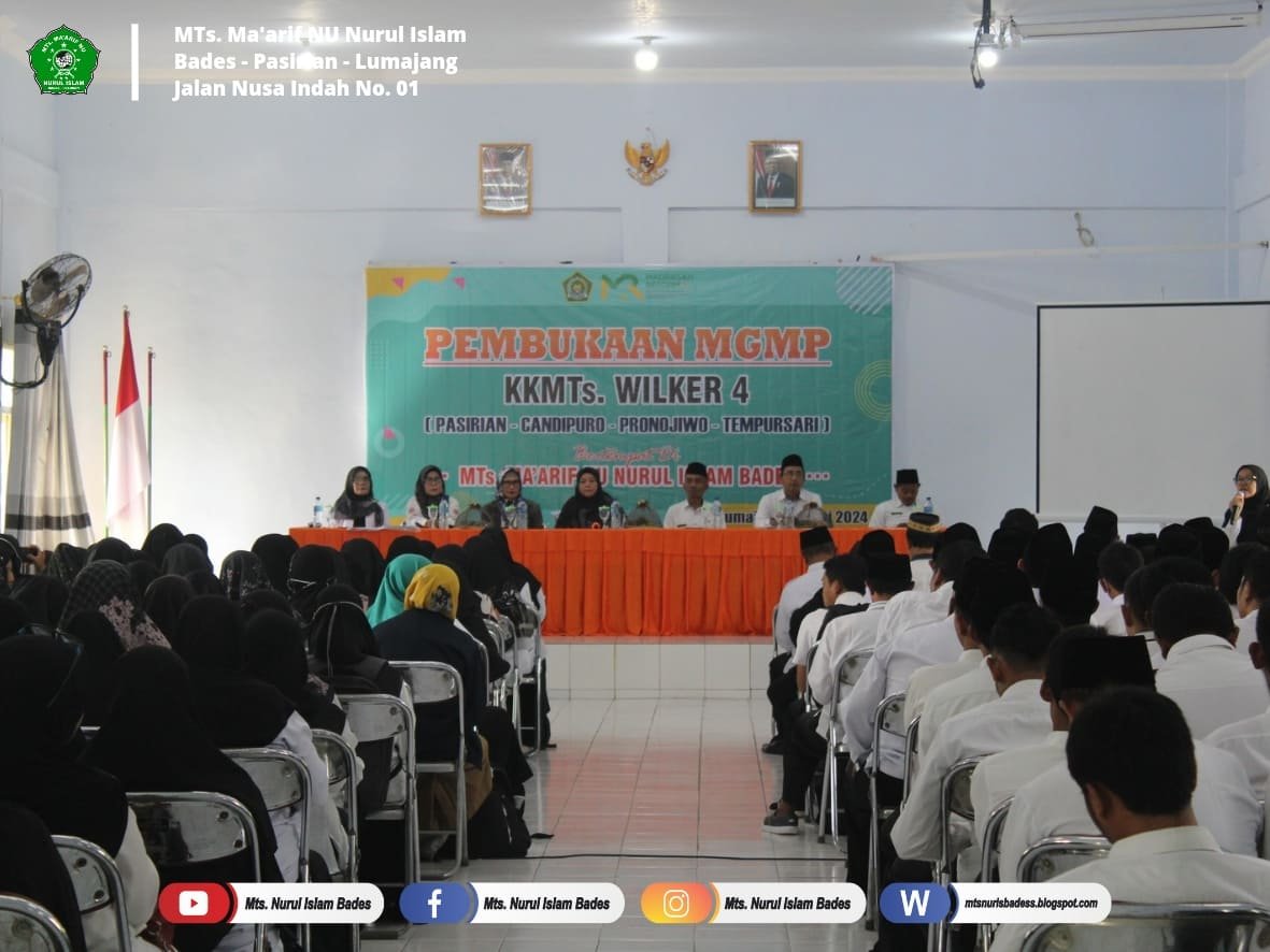 Menjadi Guru Yang Bermutu dan Mendunia! Pembukaan MGMP Wilker KKMTs. IV