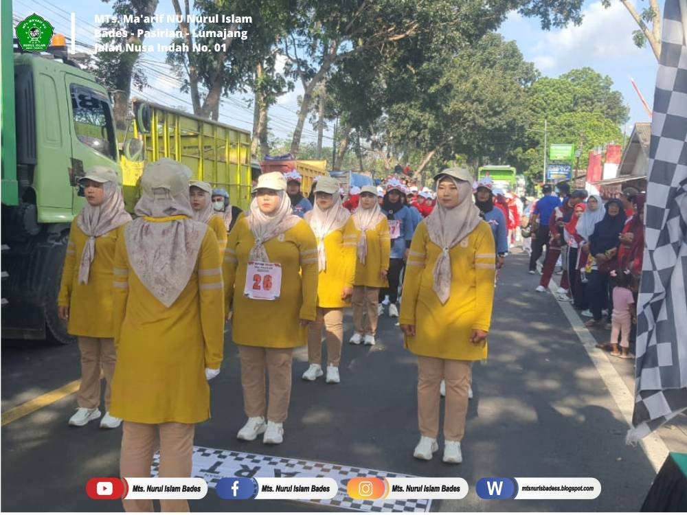 Paguyuban Madrasah Berpartisipasi Dalam Lomba Baris Berbaris Kecamatan Tahun 2025